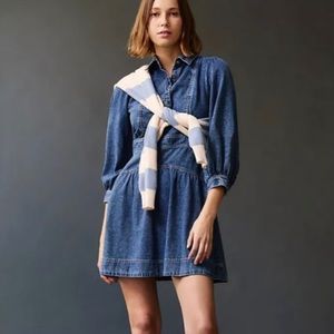 Anthropologie Cassidy Denim Dress